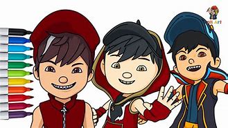 Cara Menggambar Logo Boboiboy