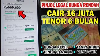 Pinjaman Online Legal Bunga Rendah Tenor Panjang